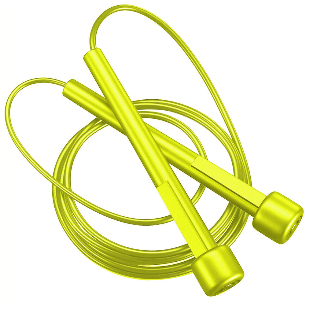 Adjustable Adult Skipping Rope Gym Fitness Boxing Speed Exercise Jump Workout UK