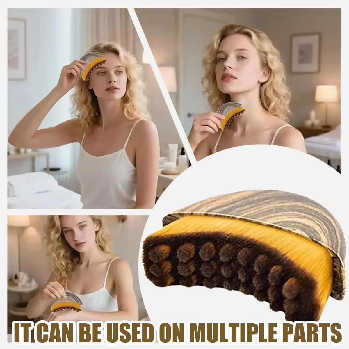 Lymphatic Contour Face Brush,Chin &Jawline Sculpting,Drainage Massager for Face,Ergonomically Designed to Fit the Skin Precisely