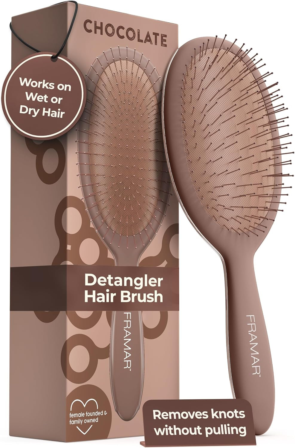 Hair Brush Detangler, Wet Detangle Hair Brush for Girls & Women