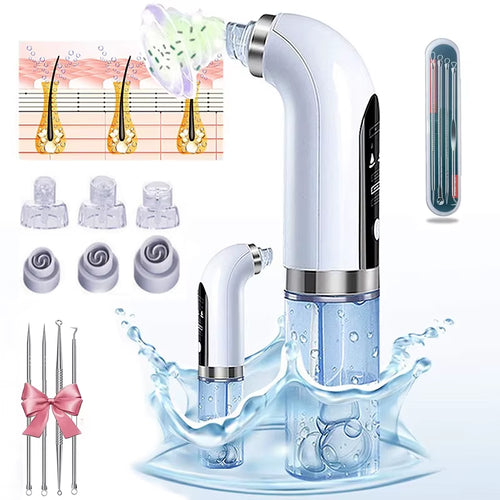 2026 Blackhead Remover Pore Vacuum Cleaner Electric Micro Small Bubble Facial Cleasing Machine USB Rechargeable Beauty Device