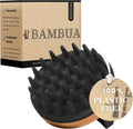 ® Scalp Massager Hair Growth - (Anti-Dandruff Effect) Scalp Brush & Head Massager - Natural Shampoo Brush for Shower Use - Premium Hair & Scalp Care Scrubber (Black)