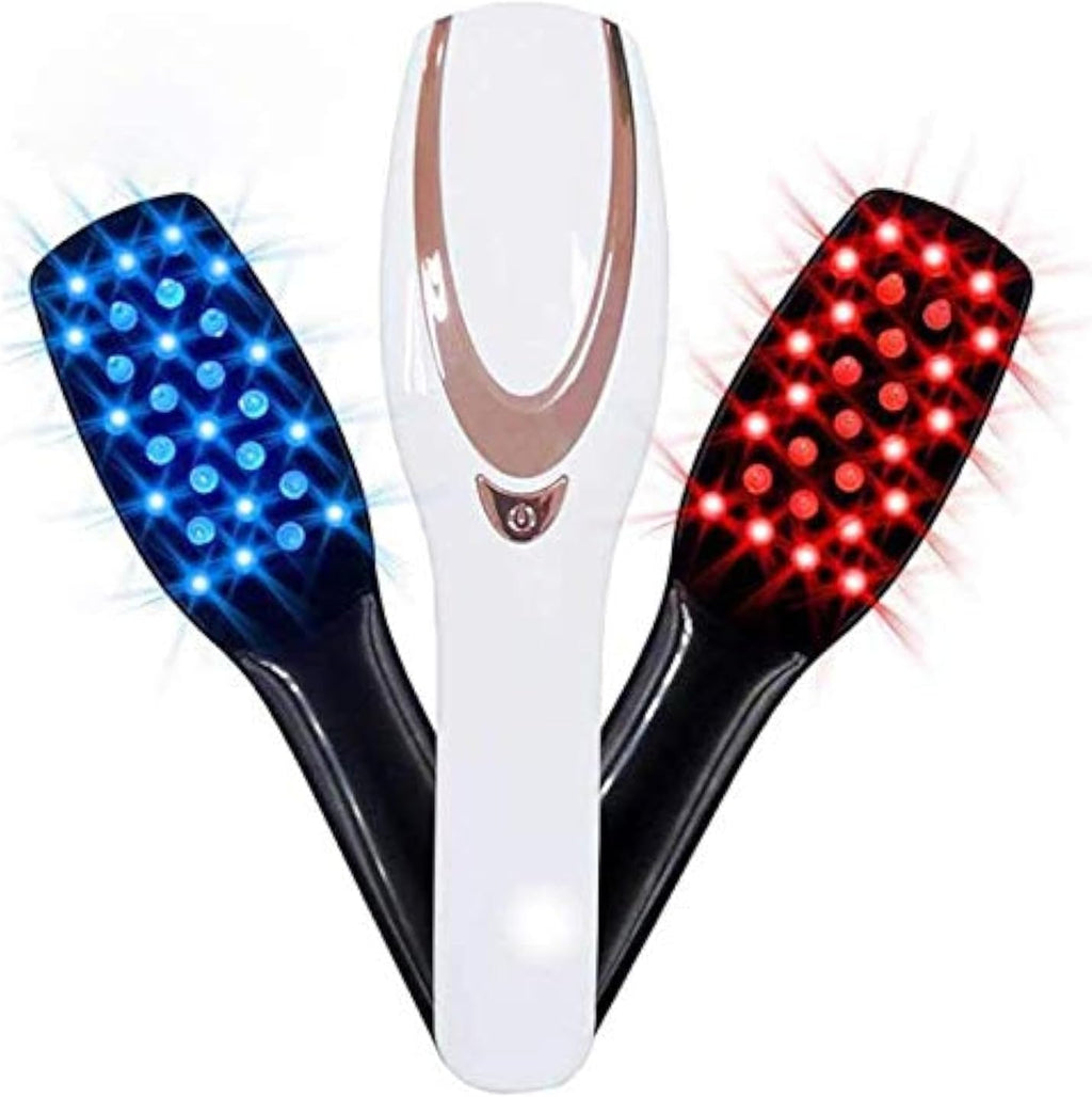 Phototherapy Scalp Massager Comb for Hair Growth, Phototherapy Hair Regrowth Brush,Anti Hair Loss Head Care Electric Massage Comb Brush with USB Rechargeable
