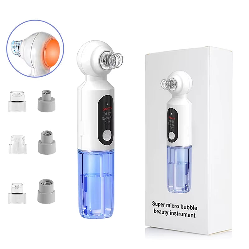 2026 Blackhead Remover Pore Vacuum Cleaner Electric Micro Small Bubble Facial Cleasing Machine USB Rechargeable Beauty Device