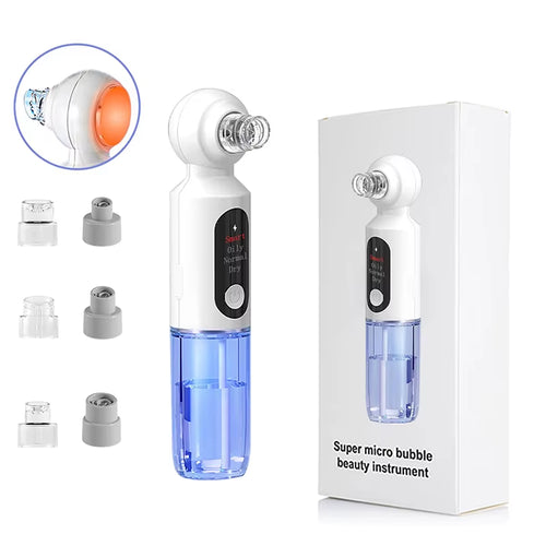 2026 Blackhead Remover Pore Vacuum Cleaner Electric Micro Small Bubble Facial Cleasing Machine USB Rechargeable Beauty Device