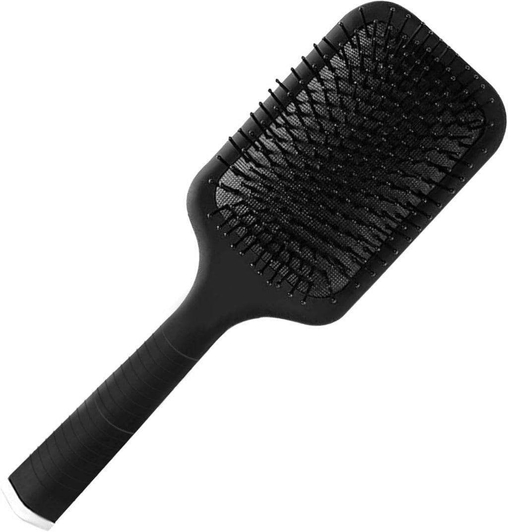 Paddle Hair Brush Women Hair Brush Blow Drying Professional Hairbrush Easy Grip Handle Hair Comb Straightening & Detangle Brush for Wet Dry Long Thick Thin Curly Natural Hair Salon Supplies
