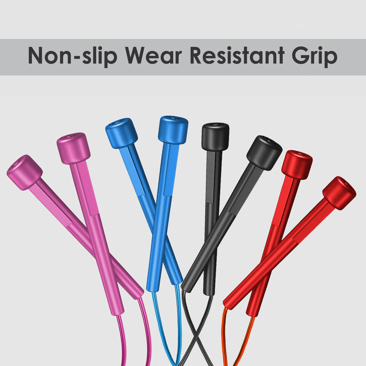 Adjustable Adult Skipping Rope Gym Fitness Boxing Speed Exercise Jump Workout UK